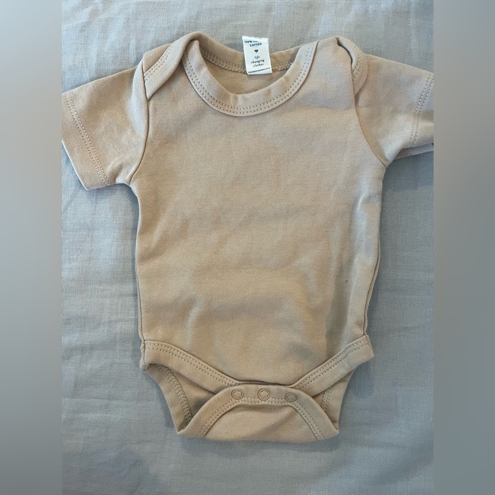 Colored Orginc NB bodysuite